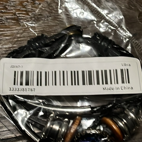 LIBRA Constellation Beaded PU Leather And Charm Bracelet ♎️ - Picture 4 of 5